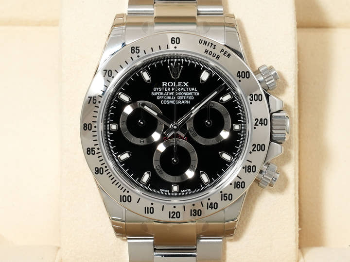 Rolex Daytona Ref. 116520 Stainless Steel Black Dial Deadstock gmf2nnbw