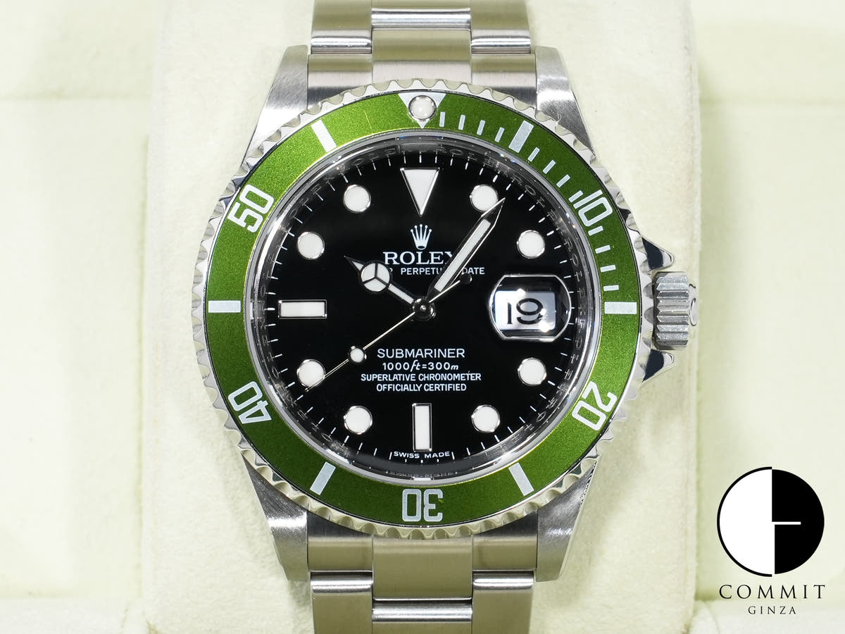 ROLEX Submariner Date Ref. 16610LV Stainless Steel Black Dial Excellent Pre-owned von7f37z