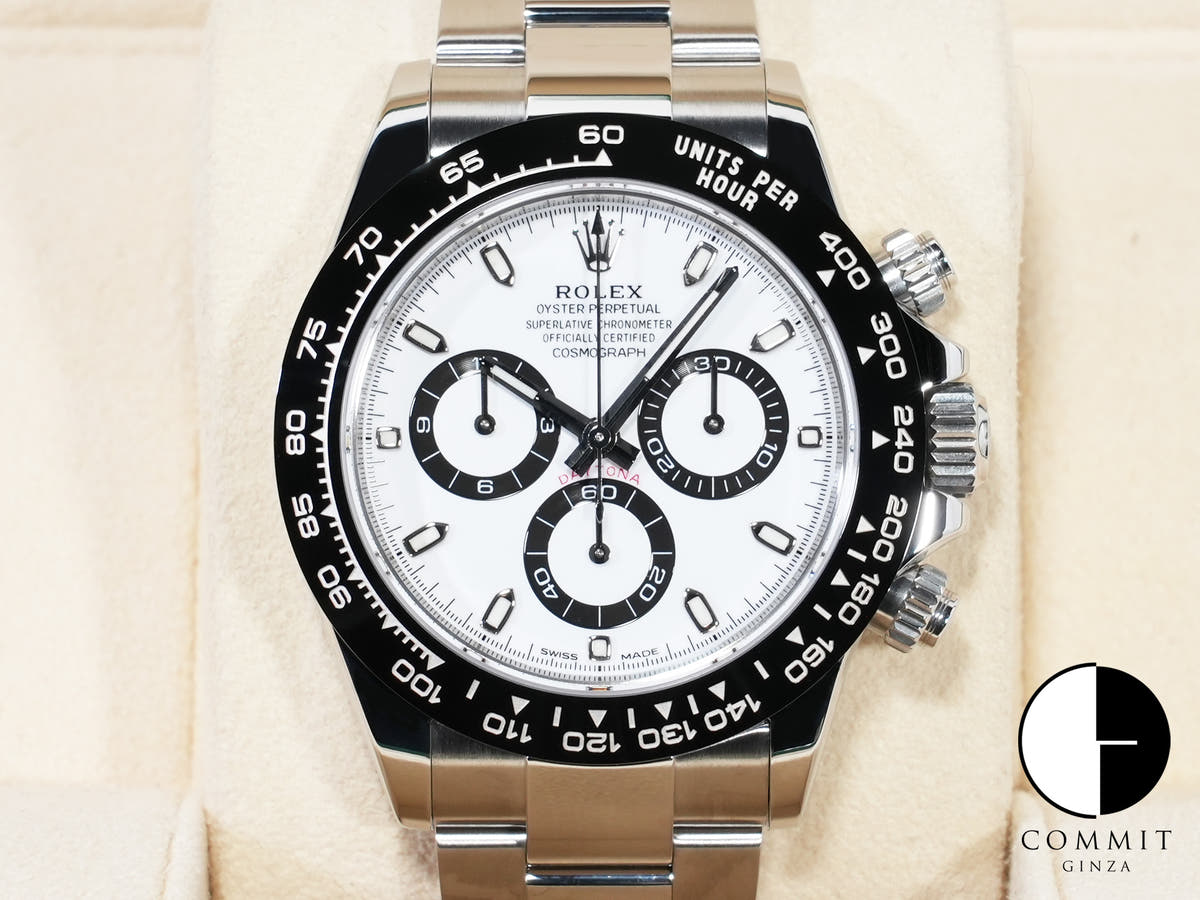 ロレックス デイトナ Ref.116500LN ステンレススチール ホワイト文字盤 美中古 gjky3ppf