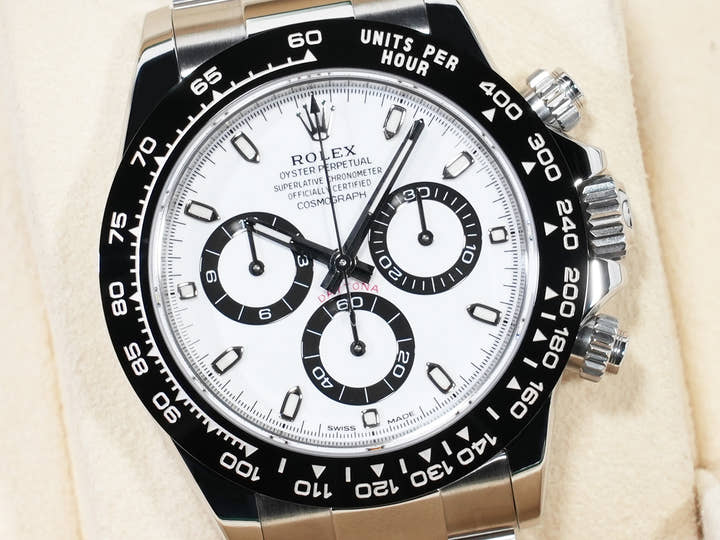 ロレックス デイトナ Ref.116500LN ステンレススチール ホワイト文字盤 美中古 gjky3ppf