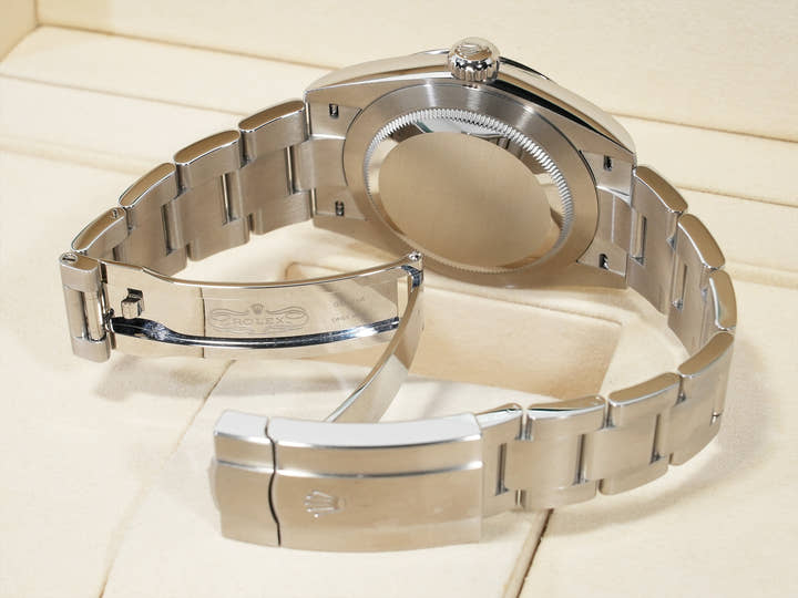 Rolex Oyster Perpetual 41 Ref.124300 Stainless Steel Pistachio Dial Unused xoutvy7j