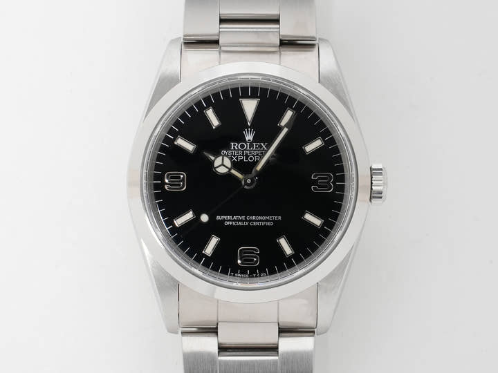 Rolex Explorer I Ref. 14270 Stainless Steel Black Dial Oyster Bracelet Excellent Condition wa5k3p34