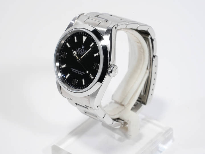 Rolex Explorer I Ref. 14270 Stainless Steel Black Dial Oyster Bracelet Excellent Condition wa5k3p34