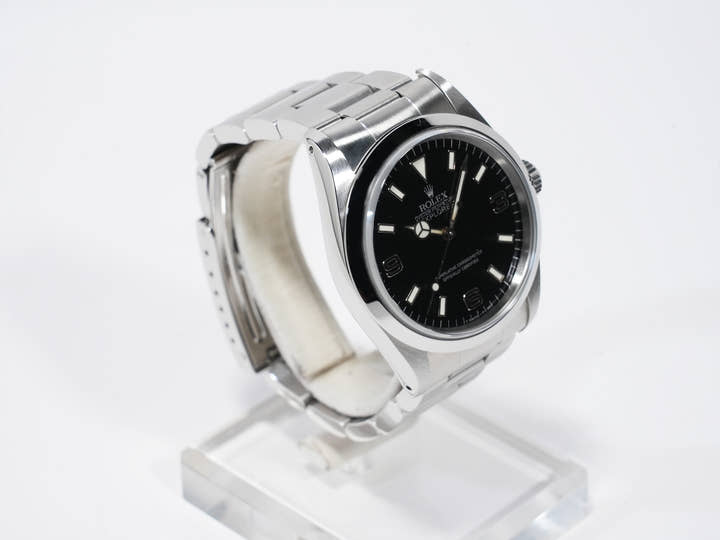 Rolex Explorer I Ref. 14270 Stainless Steel Black Dial Oyster Bracelet Excellent Condition wa5k3p34