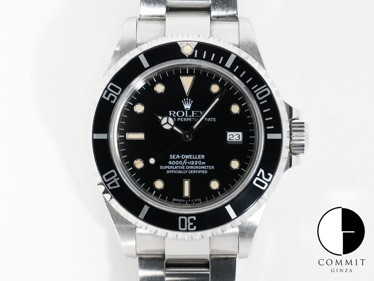 Rolex Sea-Dweller Ref.16600 Stainless Steel Black Dial Used vv7vhr85