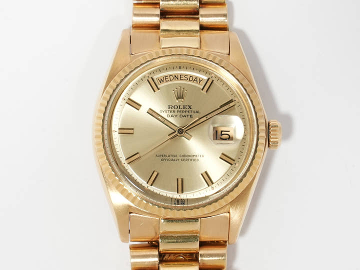 Rolex Day-Date Ref. 1803/8 Yellow Gold Champagne Dial Pre-owned 3ipd2op2