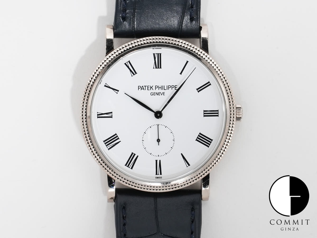Patek Philippe Calatrava Ref. 5119G-001 White Gold White Dial Used qgg2t38c