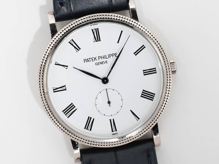 Patek Philippe Calatrava Ref. 5119G-001 White Gold White Dial Used qgg2t38c