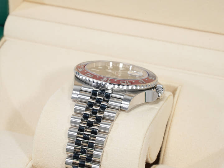Rolex GMT-Master II Ref. 126710BLRO Stainless Steel Black Dial Jubilee Bracelet Pre-owned bb795bkh