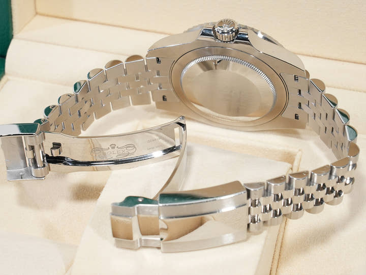 Rolex GMT-Master II Ref. 126710BLRO Stainless Steel Black Dial Jubilee Bracelet Pre-owned bb795bkh