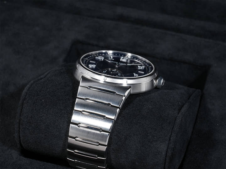 ルイヴィトン タンブール オトマティック Ref.W1ST20 ステンレススチール ブルー文字盤 中古 qhck5jeo