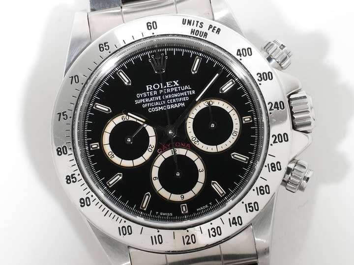 ロレックス デイトナ エルプリメロ Ref.16520 ステンレススチール ブラック文字盤 中古 6etb4h6r