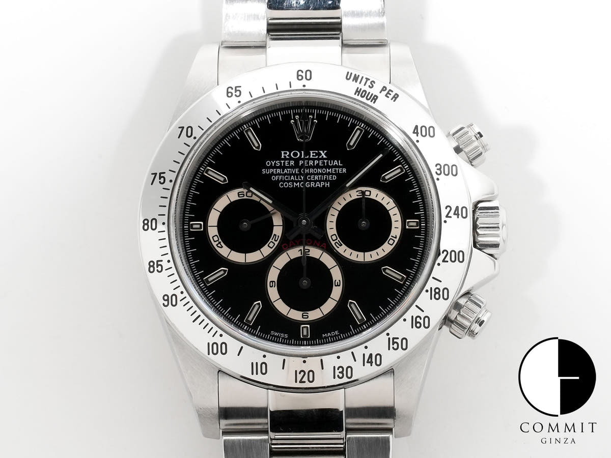 ロレックス デイトナ エルプリメロ Ref.16520 ステンレススチール ブラック文字盤 中古 crg78wyp