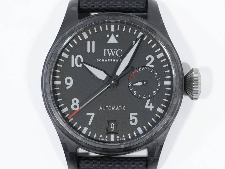 IWC ビッグパイロットウォッチ ブラックカーボン Ref.IW506101 カーボン グレー文字盤 未使用 t7d9jk5w