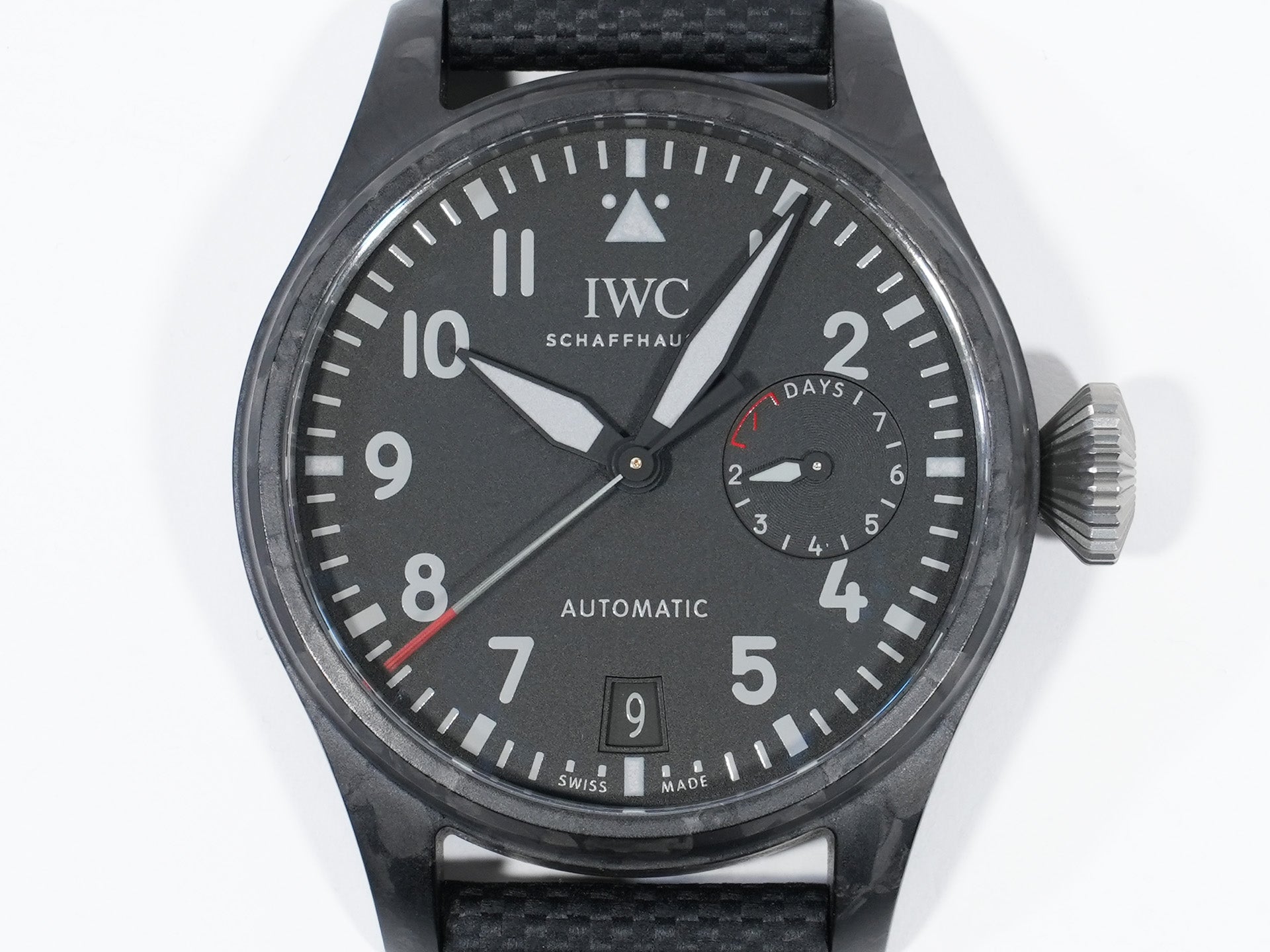 IWC ビッグパイロットウォッチ ブラックカーボン Ref.IW506101 カーボン グレー文字盤 未使用 t7d9jk5w