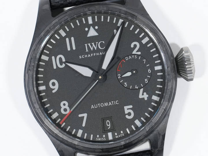IWC ビッグパイロットウォッチ ブラックカーボン Ref.IW506101 カーボン グレー文字盤 未使用 t7d9jk5w