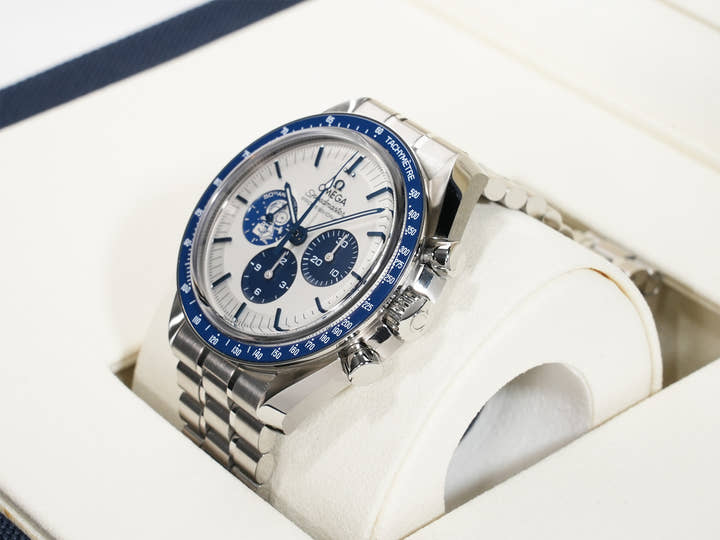オメガ スピードマスター 記念モデル コーアクシャル マスター クロノメーター クロノグラフ 42MM Ref.310.32.42.50.02.001 ステンレススチール シルバー文字盤 美中古 ppuee7hj