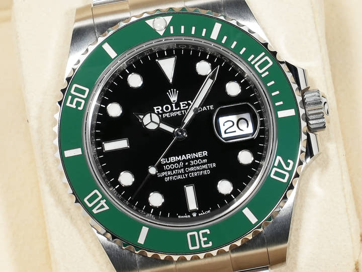 ロレックス サブマリーナー デイト Ref.126610LV ステンレススチール ブラック文字盤 美品 q8othd4z