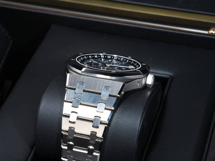 オーデマピゲ ロイヤルオーク パーペチュアルカレンダー Ref.26574ST.OO.1220ST.03 ステンレススチール ナイトブルー文字盤 美中古 dbkmfcjx