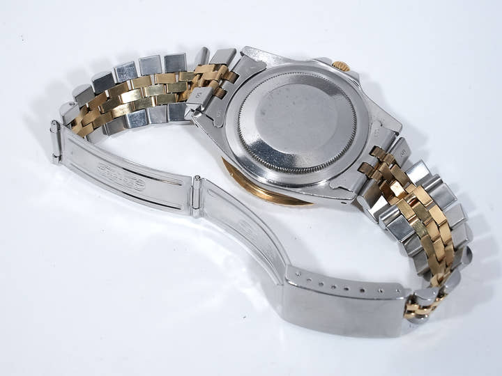 ロレックス GMTマスター Ref.16753 ステンレススチール/イエローゴールド ブラウン文字盤 ジュビリーブレスレット 中古 b7inqk6m