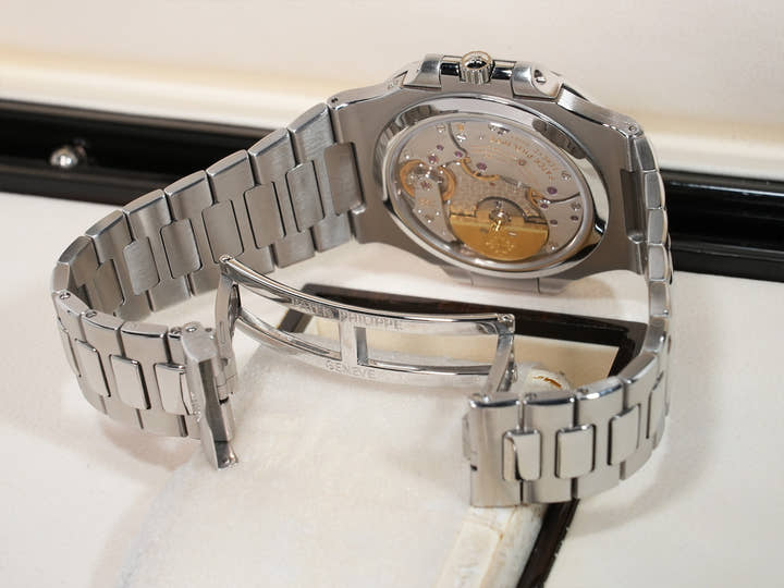 Patek Philippe Nautilus Petit Complication Ref. 3712/1A-001 Stainless Steel Blue Dial Pre-owned ha2v9twk