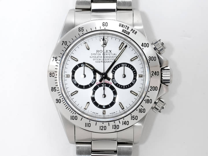 Rolex Daytona El Primero Ref. 16520 Stainless Steel White Dial Pre-Owned yjyvxhfw