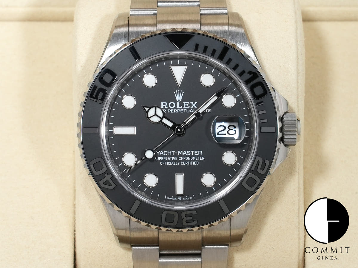 Rolex Yacht-Master 42 Ref.226627 RLX Titanium Black Dial Excellent Condition afyz5n9z