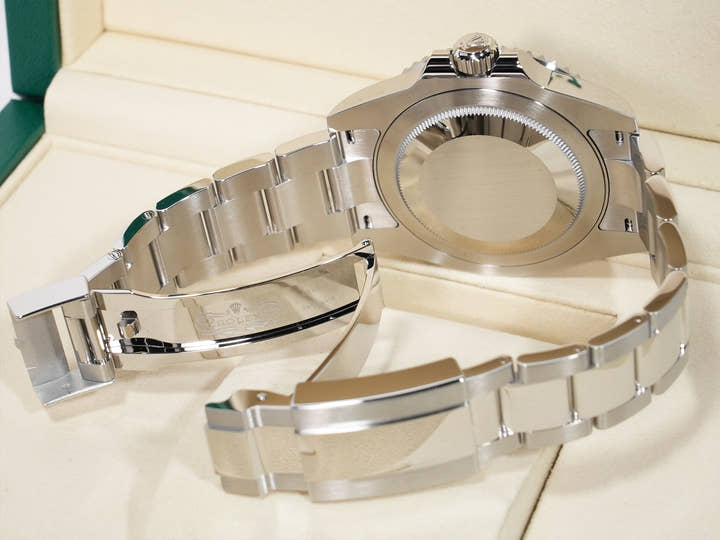 Rolex GMT-Master II Ref. 126710BLNR Stainless Steel Black Dial Oyster Bracelet Unused sz7kypf4