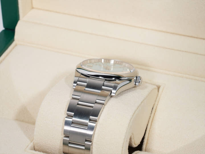 Rolex Oyster Perpetual 36 Ref. 126000 Stainless Steel Turquoise Dial Excellent Condition ygptasb8