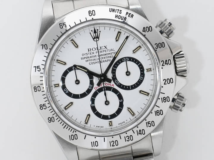 ロレックス デイトナ エルプリメロ Ref.16520 ステンレススチール ホワイト文字盤 美中古 gq7qiz5m