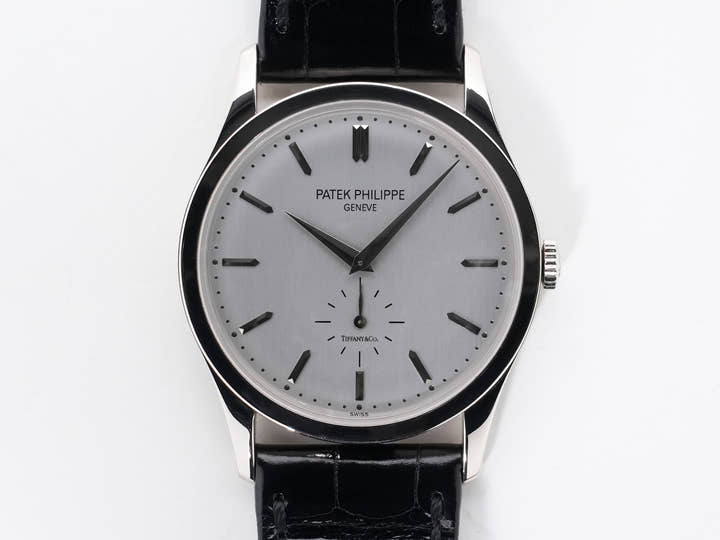 パテックフィリップ カラトラバ TIFFANY&CO. Ref.5196G-001 ホワイトゴールド シルバー文字盤 中古 autadbpc
