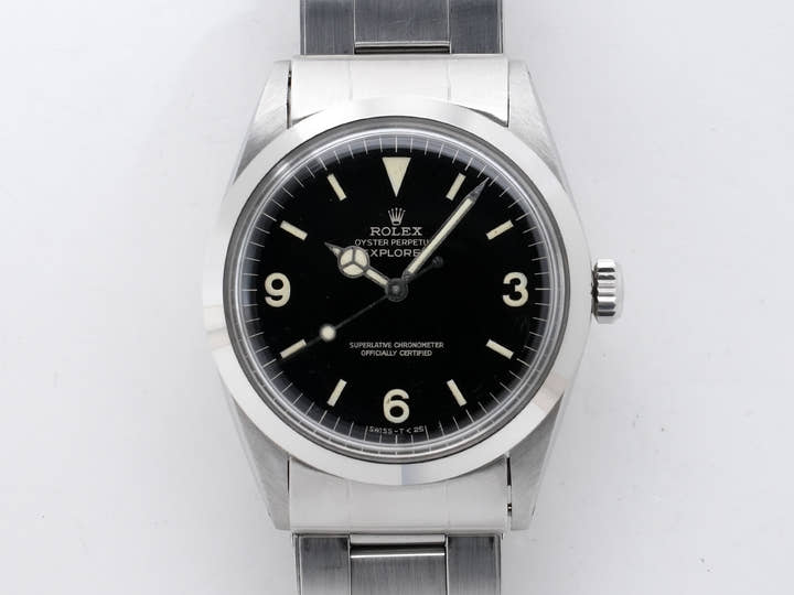 ロレックス エクスプローラーI Ref.1016 ステンレススチール ブラック文字盤 中古 ojhnvhrw