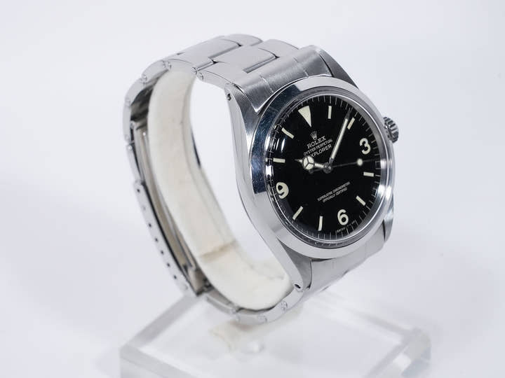ロレックス エクスプローラーI Ref.1016 ステンレススチール ブラック文字盤 中古 ojhnvhrw
