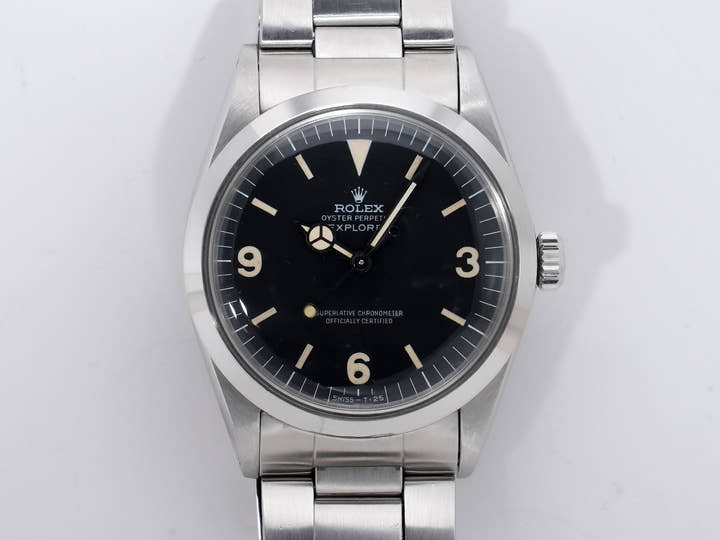 ロレックス エクスプローラーI Ref.1016 ステンレススチール ブラック文字盤 中古 jogkicry