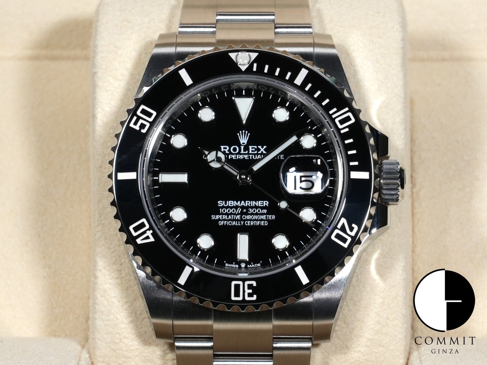 Rolex Submariner Date Ref. 126610LN Stainless Steel Black Dial Excellent Used Condition ej84yxgz
