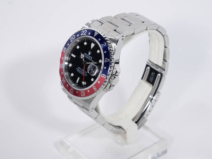 ロレックス GMTマスター Ref.16700 ステンレススチール ブラック文字盤 オイスターブレスレット 美中古 cjvgtdcm