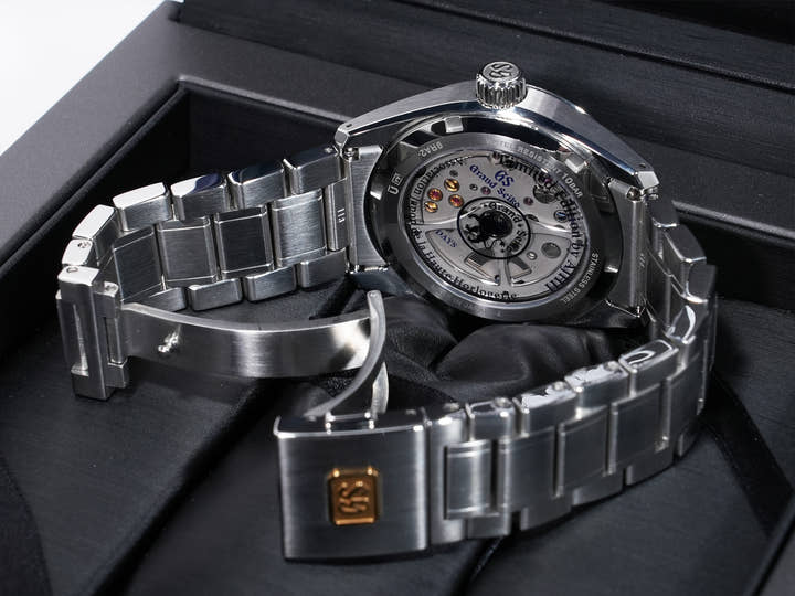 Grand Seiko Evolution 9 Collection AJHH Special Limited Edition Ref. SLGA017 Stainless Steel Snowflake Blue Dial Excellent Used Condition iohvkytx