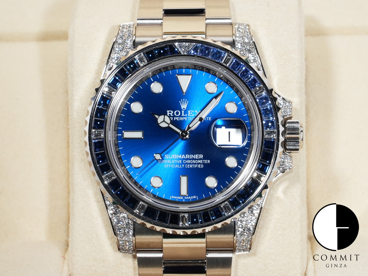 Rolex Submariner Date Ref. 116659SABR White Gold Blue Dial Used 44datm8q