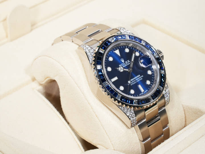 Rolex Submariner Date Ref. 116659SABR White Gold Blue Dial Used 44datm8q