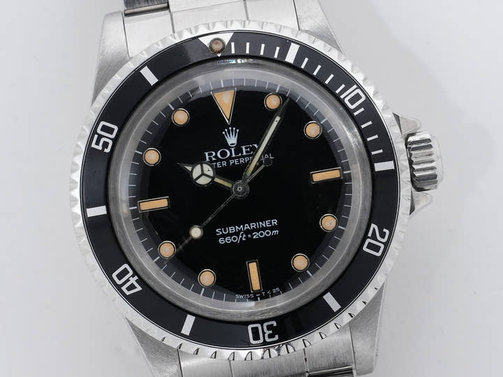 ROLEX Submariner Ref.5513 Stainless Steel Black Dial Used bhs4w7rp