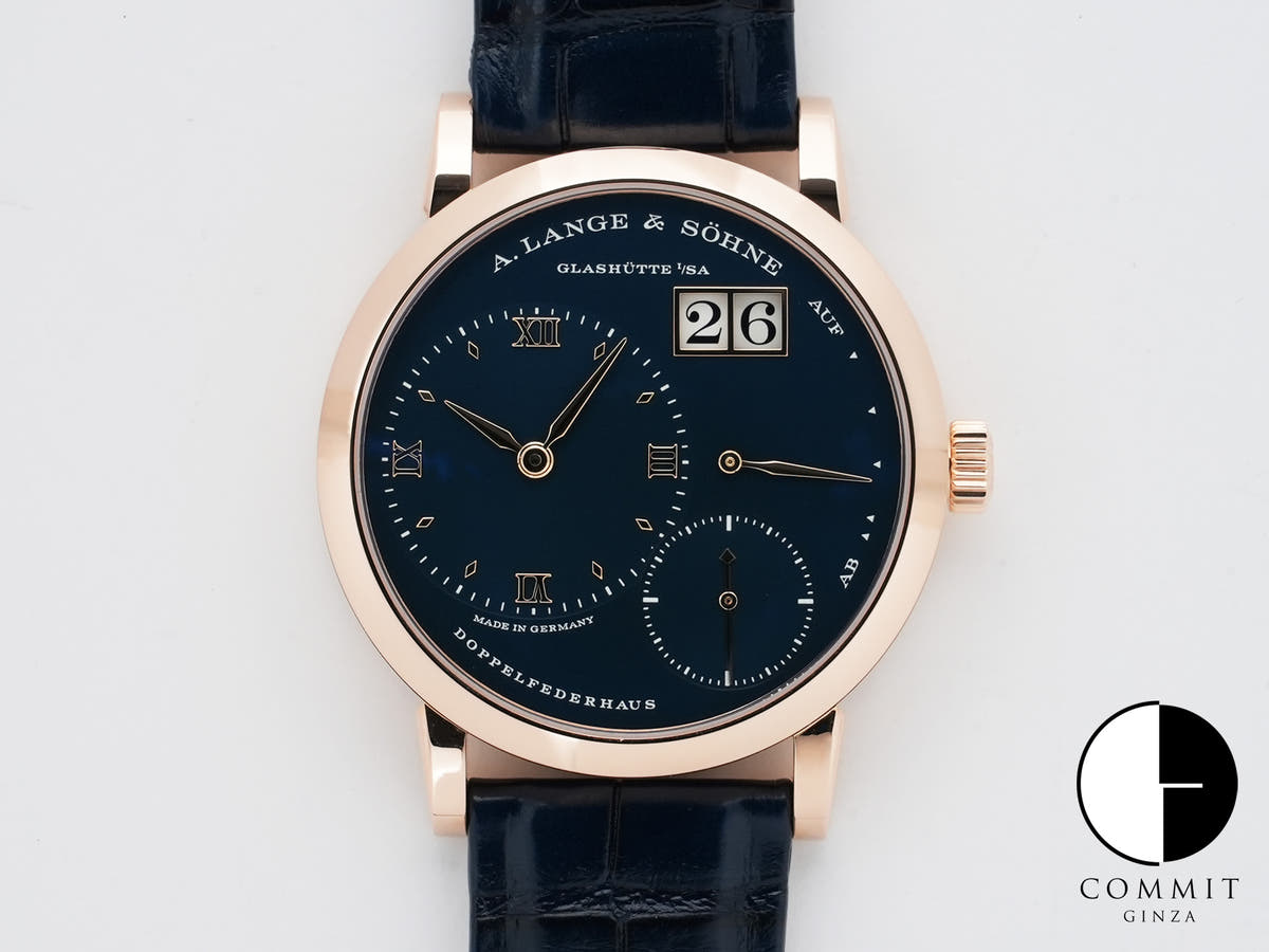 A. Lange & Söhne Little Lange 1 Ref. 181.063 Pink Gold Blue Dial Unused bjwbnsvz