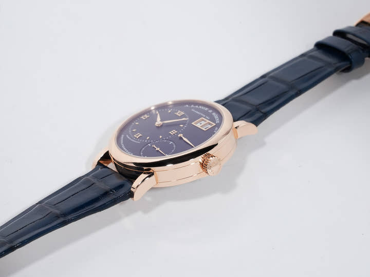 A. Lange & Söhne Little Lange 1 Ref. 181.063 Pink Gold Blue Dial Unused bjwbnsvz