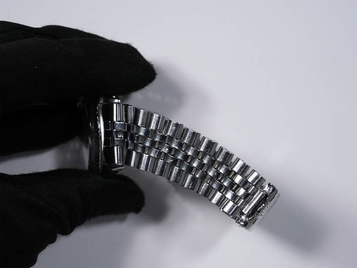 Rolex Datejust 36 Ref. 1603 Stainless Steel Black Mirror Dial Pre-Owned b5rb6rrm
