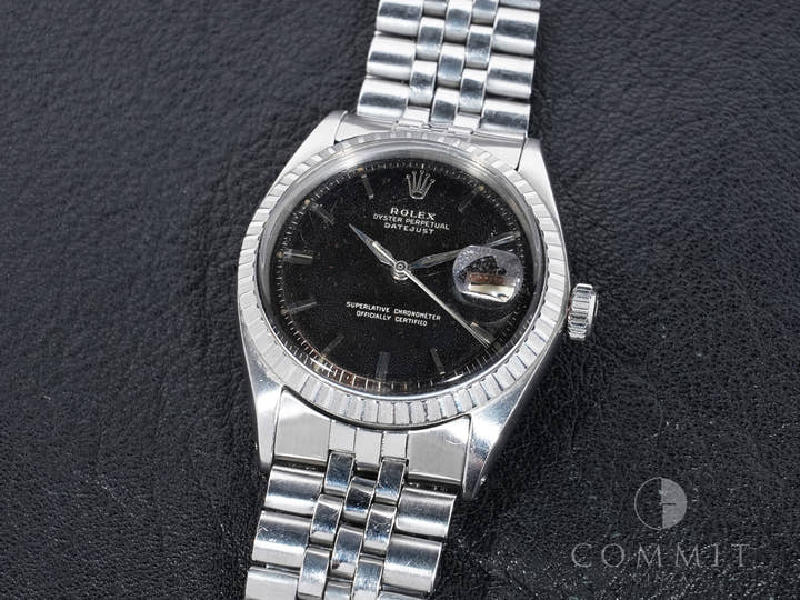 Rolex Datejust 36 Ref. 1603 Stainless Steel Black Mirror Dial Pre-Owned b5rb6rrm