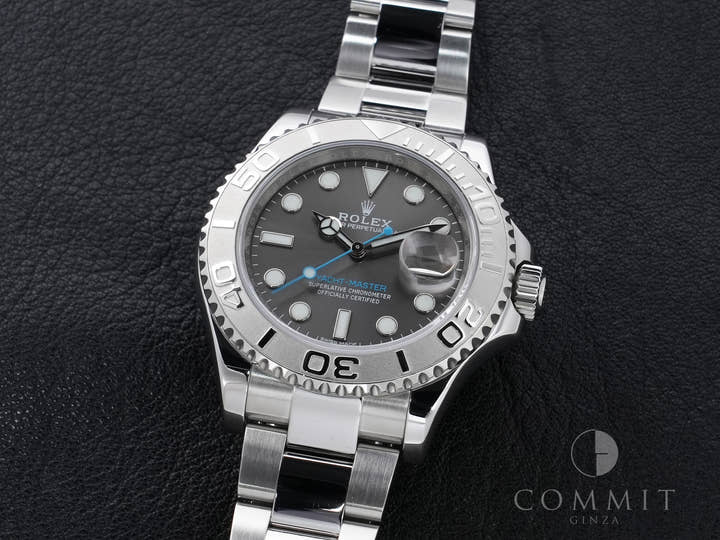 Rolex Yacht-Master 40 Ref. 116622 Stainless Steel/Platinum Dark Rhodium Dial Excellent Used Condition y9xeofxh