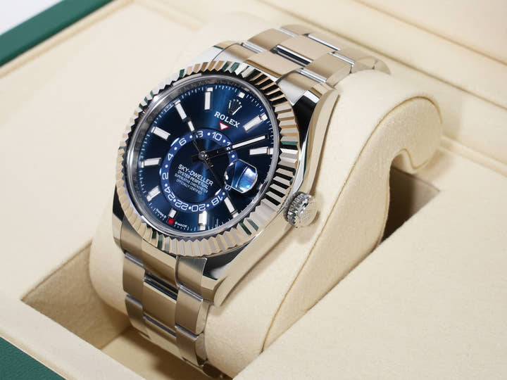 ROLEX Sky-Dweller Ref.336934 Stainless Steel/White Gold Blue Dial Oyster Bracelet A-rank Used gwfswghi