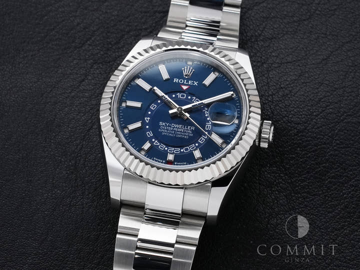 ROLEX Sky-Dweller Ref.336934 Stainless Steel/White Gold Blue Dial Oyster Bracelet A-rank Used gwfswghi