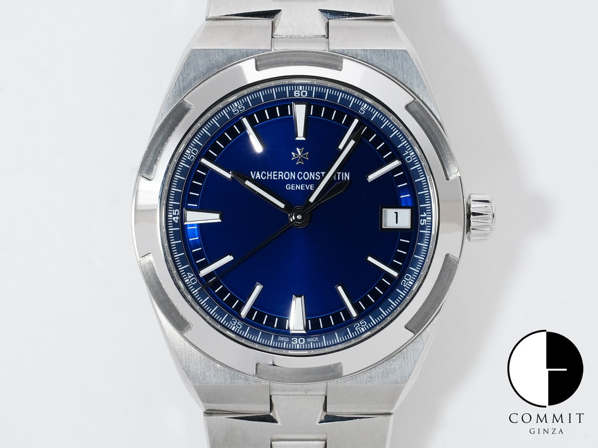 Vacheron Constantin Overseas Ref. 4500V/110A-B128 Stainless Steel Blue Dial Excellent Used Condition jjwb3qi8
