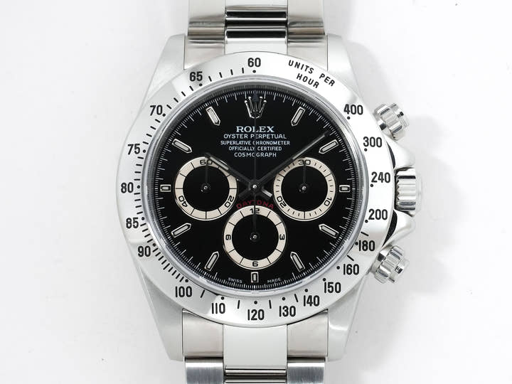 ロレックス デイトナ エルプリメロ Ref.16520 ステンレススチール ブラック文字盤 美中古 pw3k4m4z