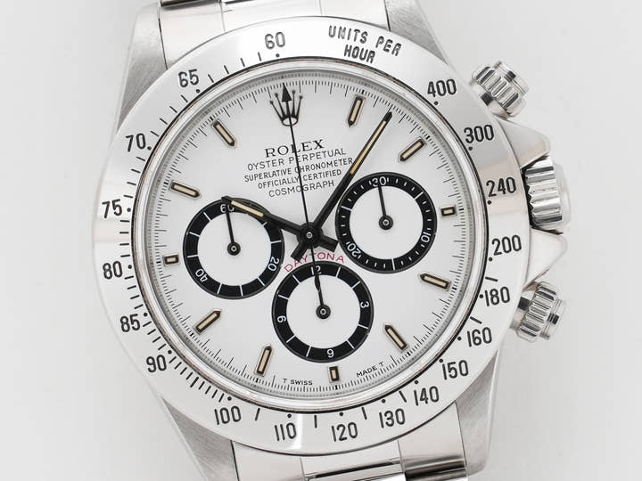 Rolex Daytona El Primero Ref. 16520 Stainless Steel White Dial Used 76md5rpc